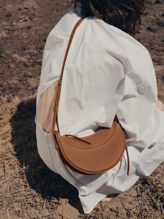 Polene Handbags - Polene Numéro Dix - TEXTURED CAMEL